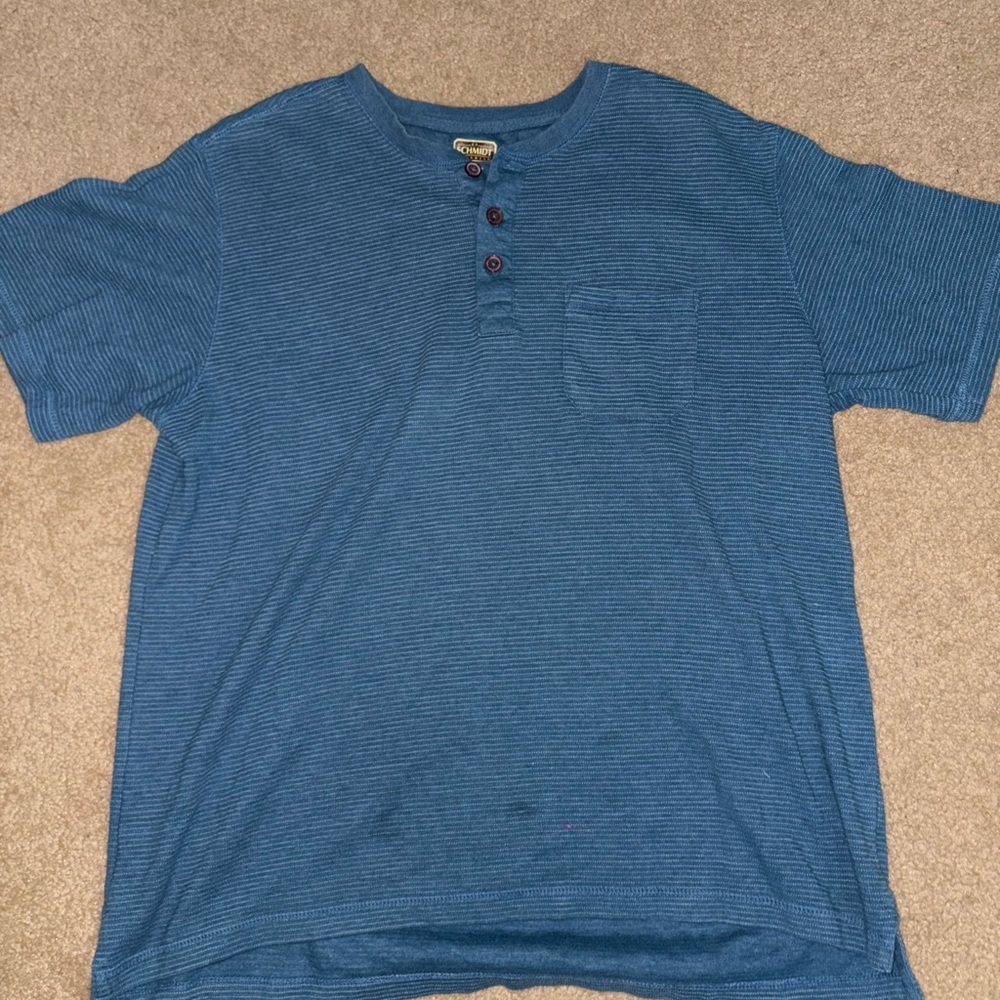 Croft & Barrow Blue Short Sleeve Tee Casual